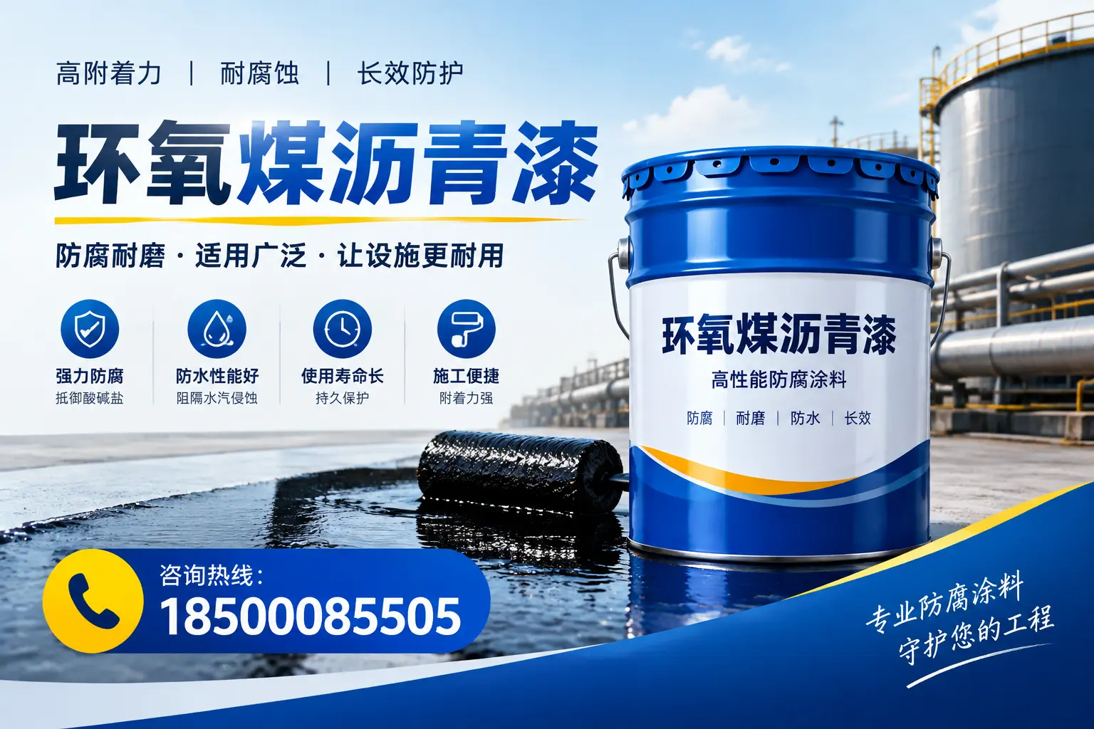 环氧煤沥青漆与其他涂料的对比分析，助力茌平企业决策